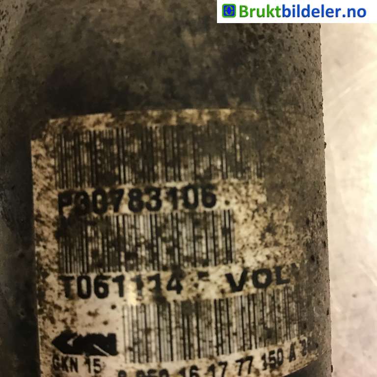 Drivaksel høyre foran til Volvo XC90 2007-2014 (Type I, Fase 2)  (VOLVO|30783106|)
