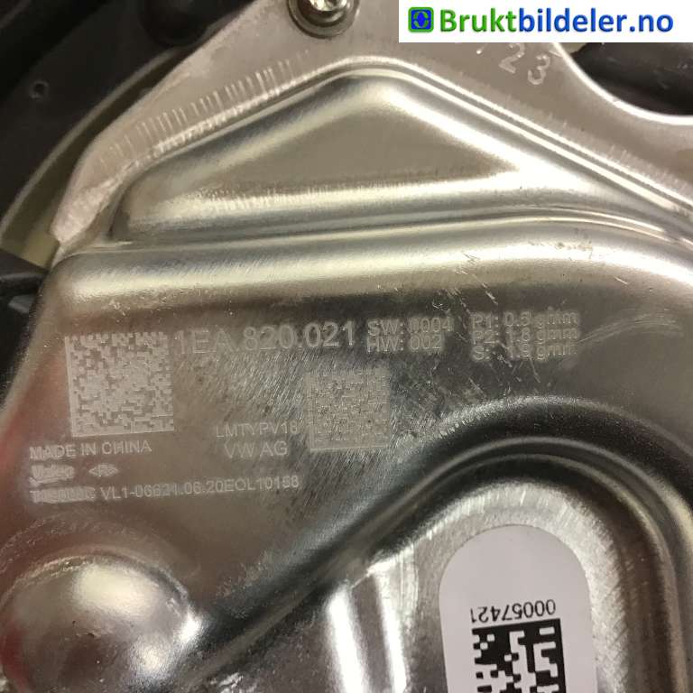 Varmeapparat motor til VW ID.3 2020-->> (VOLKSWAGEN|1EA 820 021|)