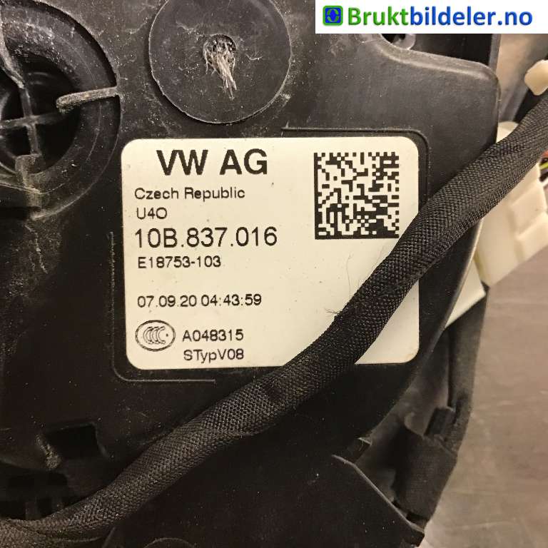 Låsekasse høyre foran til VW ID.3 2020-->> (VOLKSWAGEN|10B 837 016|E18753-103|)