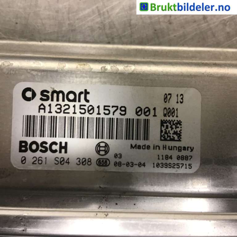 Styreenhet motor til Smart Fortwo 1999-2007 (Type I) (W450) (W450) (SMART|A 132 150 15 79-001|0 261 S04 308|)