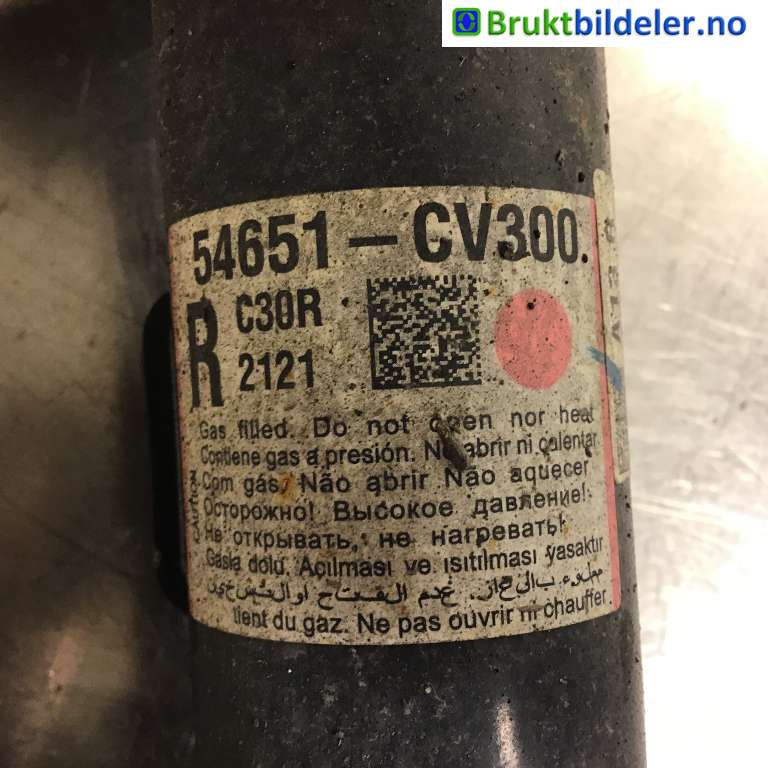 Fjærbein høyre foran til Kia EV6 2021-->>  (KIA|54651-CV300|)
