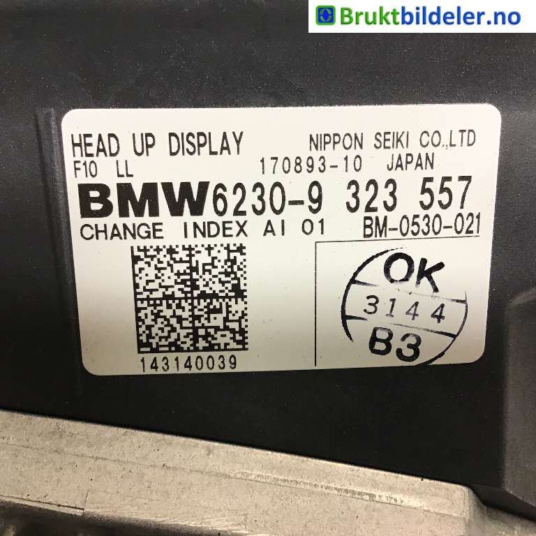 Instrument diverse til BMW 5-Serie 2010-2017 (F10/F11) (F10/F11) (BMW|62 30 9 323 557|170893-10|BM-0530-021)