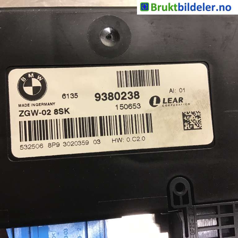 Diverse deler til BMW 5-Serie 2010-2017 (F10/F11) (F10/F11) (BMW|61 35 9 380 238|ZGW-02 8SK 150653|)