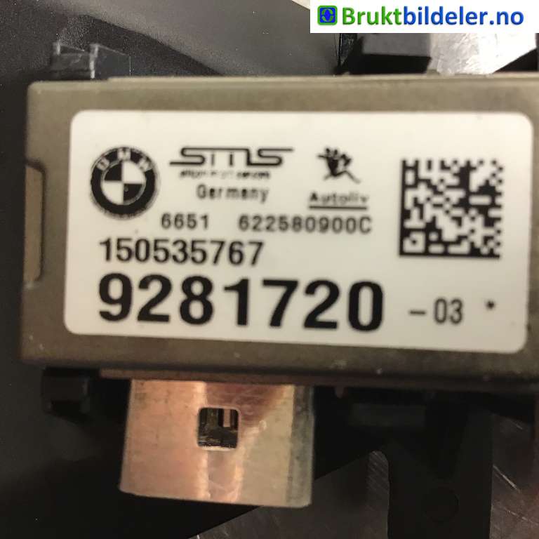 Sensor radar til BMW 5-Serie 2010-2017 (F10/F11) (F10/F11) (BMW|66 51 9 281 720-03|150535767|)