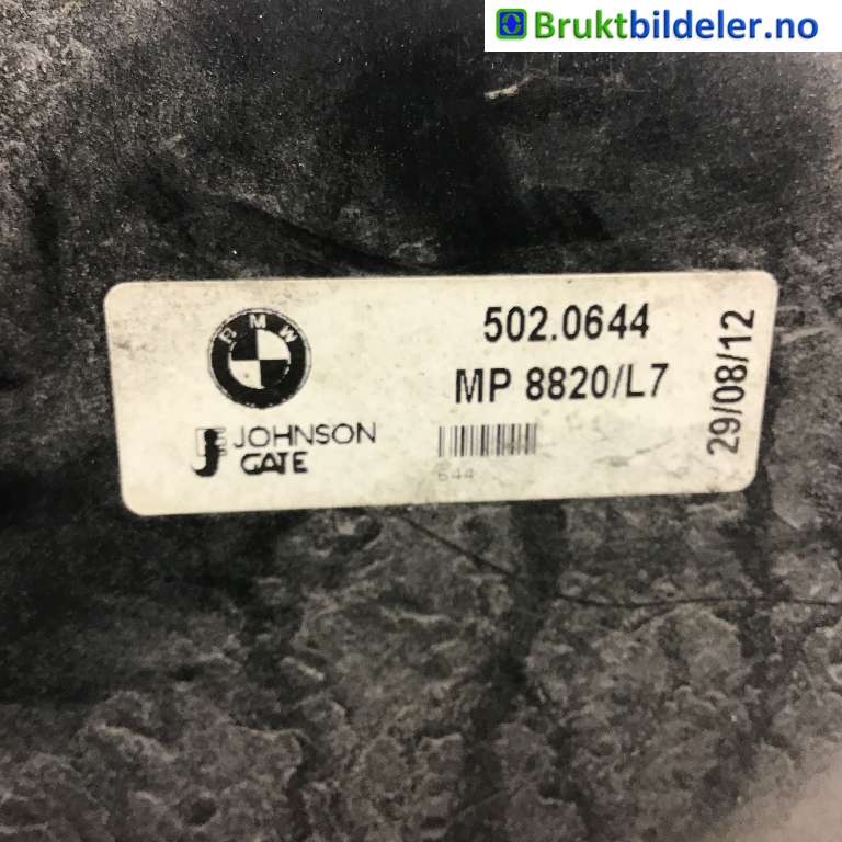 Kjølevifte til BMW 3-Serie 2012-2018 (F30/F31/F34) (F30/F31/F34) (BMW|17 42 7 640 508|502.0644|)