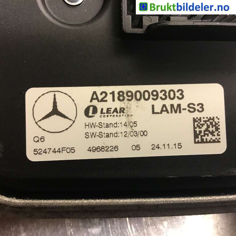 Styreenhet xenon/ballast til Mercedes CLA 2013-2019 (C117) (C117) (MERCEDES|A 218 900 93 03|524744F05|)