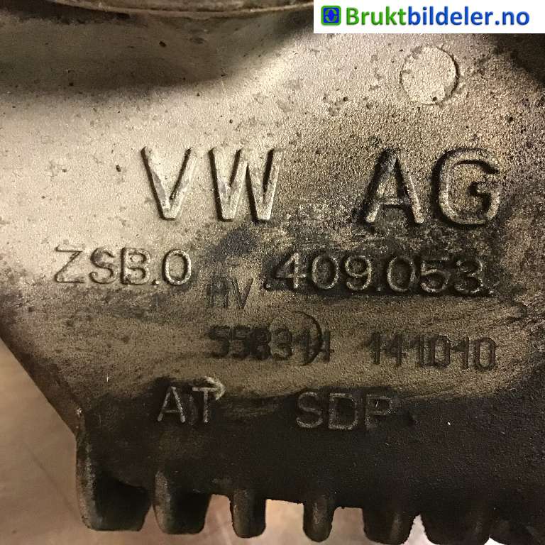 Girkasse 4WD fordelingskasse til Škoda Octavia 2009-2013 (Type II, Fase 2)  (SKODA|0AV 409 053 S|)