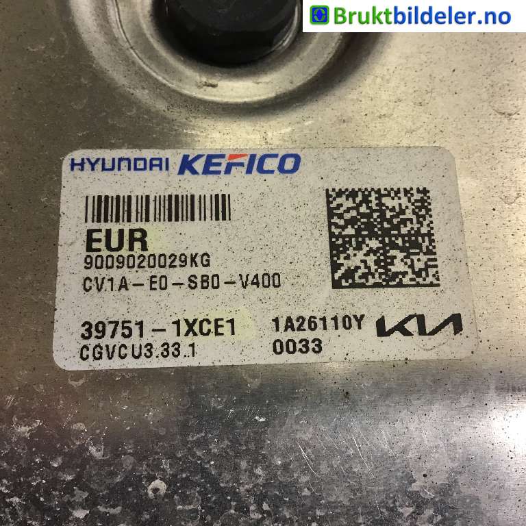 Styreenhet diverse til Kia EV6 2021-->> (KIA|39751-1XCE1|1A26110Y|)