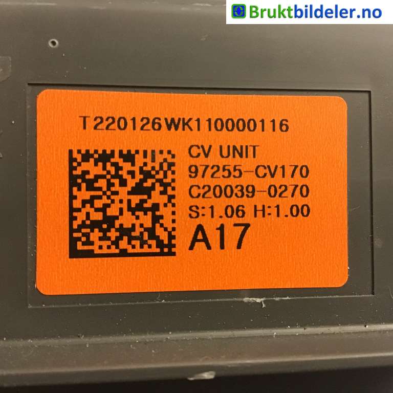 Styreenhet klima/aircondition til Kia EV6 2021-->>  (KIA|97255-CV170|C20039-0270|)