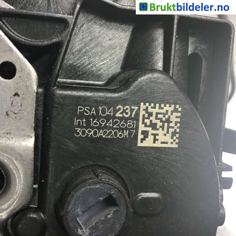 Låsekasse høyre foran til Peugeot 5008 2017-->> (Type II)  (PEUGEOT|98 104 237 80|104237|)