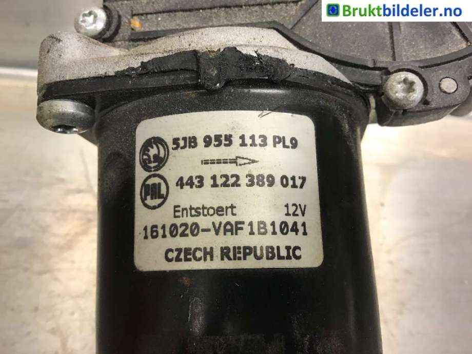 Viskermotor frontrute til Škoda Rapid 2012-2019  (SKODA|5JB955113|443122389017|5JB 955 113)