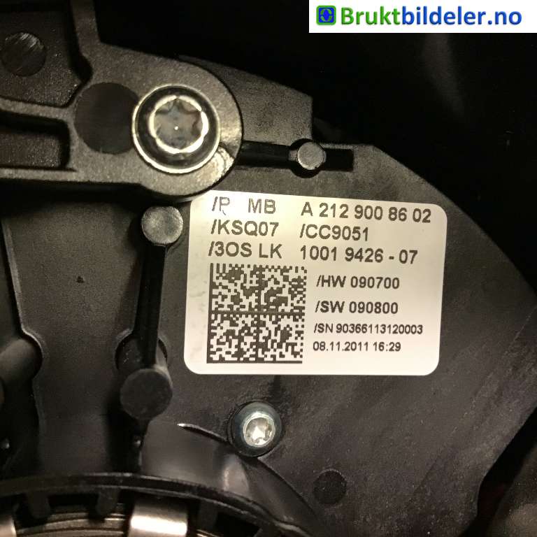 Bryter combi til Mercedes E-Klasse 2009-2013 (Fase 1) (W212) (W212) (MERCEDES|A 212 900 86 02|1001 9426-07|)