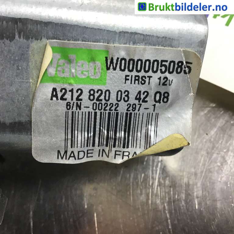 Viskermotor bakrute til Mercedes E-Klasse 2009-2013 (Fase 1) (W212) (W212) (MERCEDES|A 212 820 03 42|W000005085|)