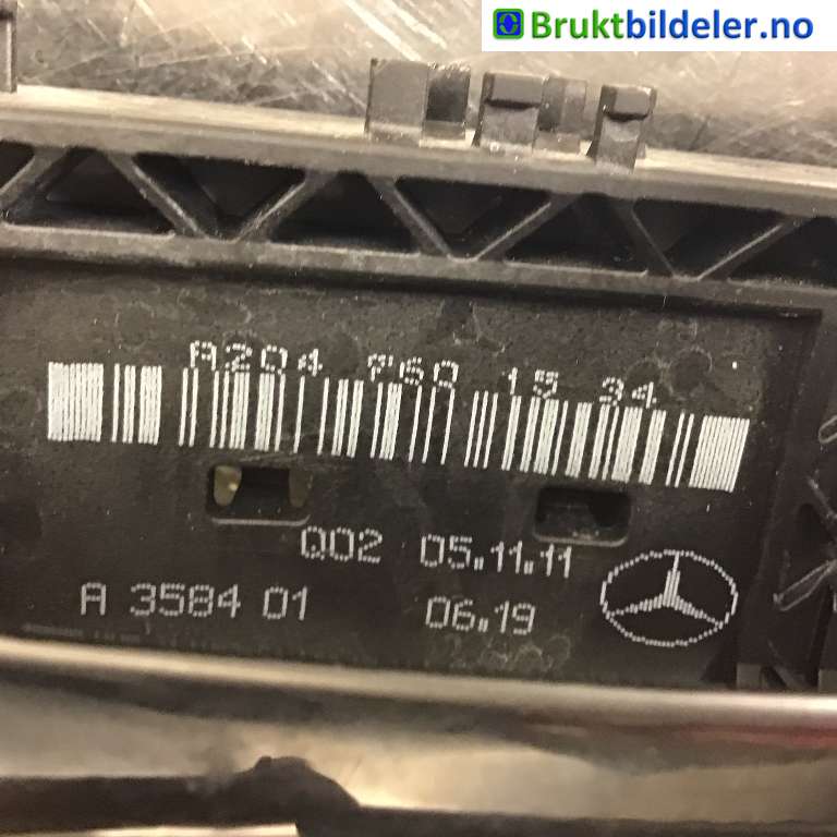 Dørhåndtak utv venstre til Mercedes E-Klasse 2009-2013 (Fase 1) (W212) (W212) (MERCEDES|A 204 760 15 34|)