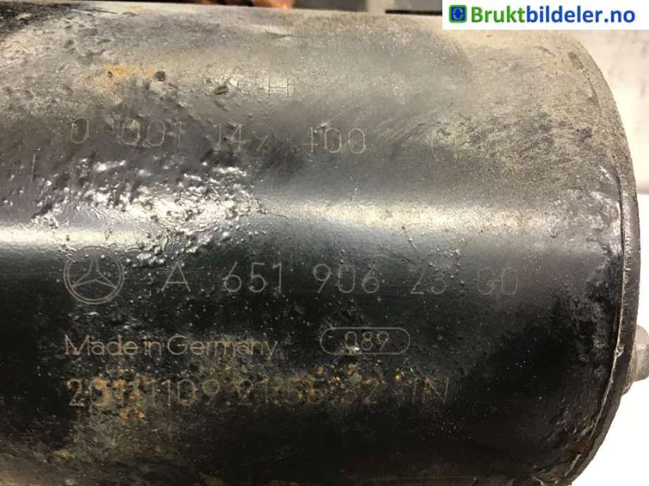 Starter diesel til Mercedes E-Klasse 2009-2013 (Fase 1) (W212) (W212) (MERCEDES|A 651 906 23 00|)