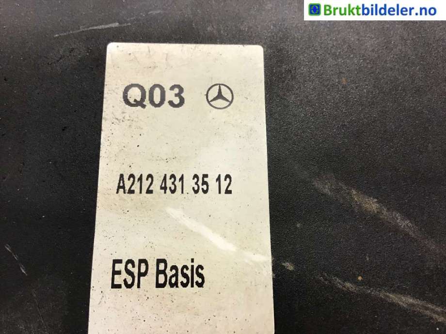 ABS sentral til Mercedes E-Klasse 2009-2013 (Fase 1) (W212) (W212) (MERCEDES|A 212 431 35 12|0 265 236 369|)