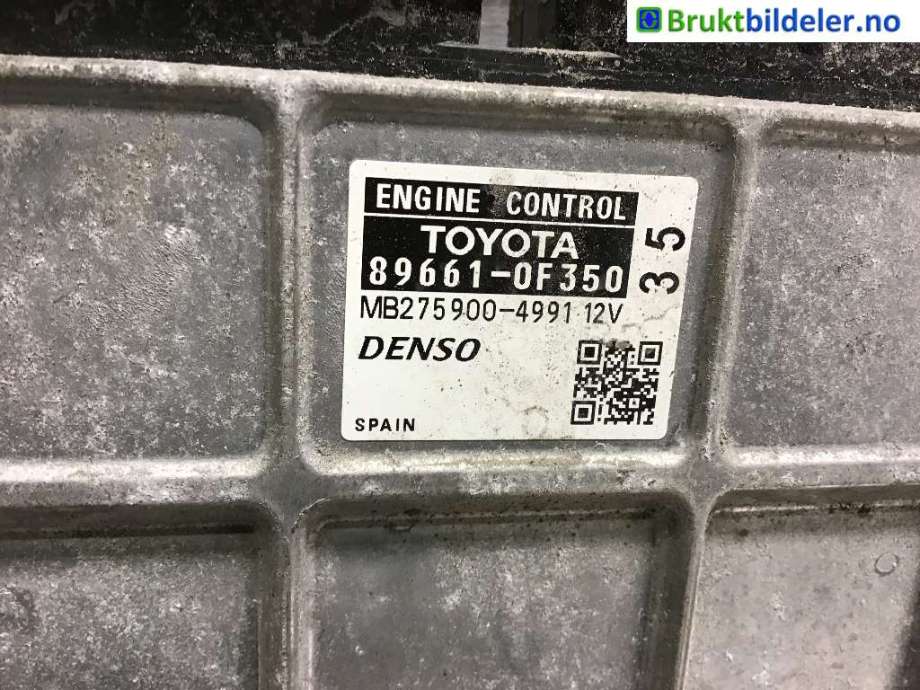 Styreenhet motor til Toyota Verso 2009-2016 (Type III)  (TOYOTA|89661-0F350|)