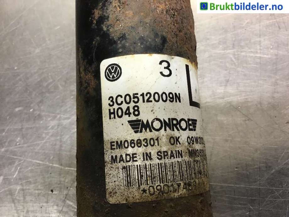 Støtdemper bak til VW CC 2008-2012 (PASSAT CC) (PASSAT CC) (VOLKSWAGEN|3C0 513 045 D||3C0 512 009 N)