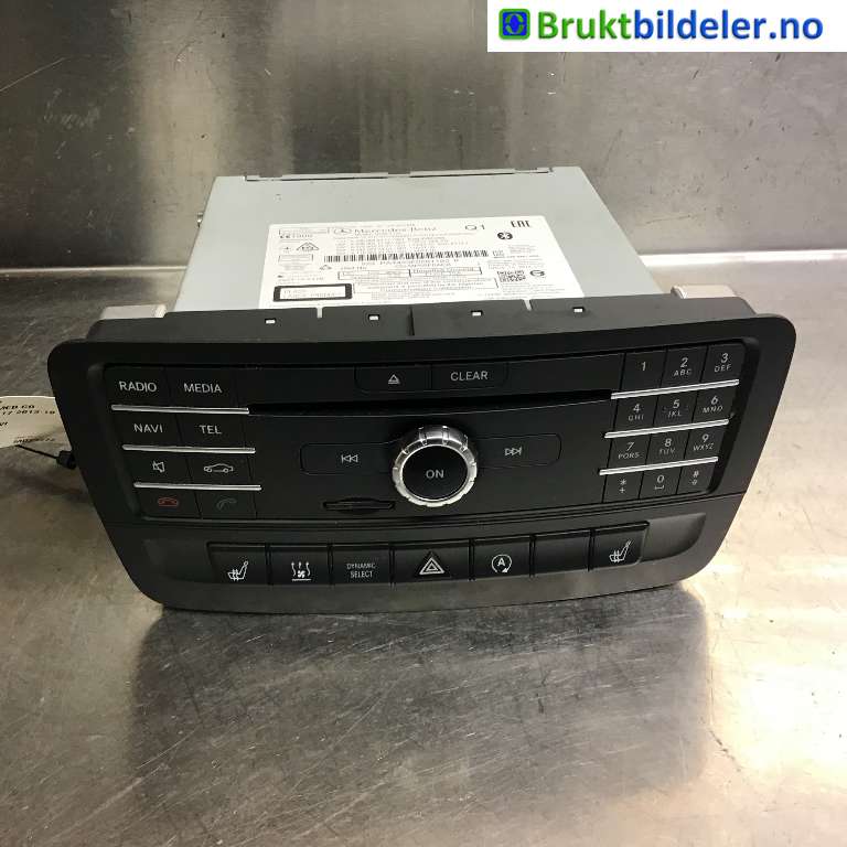 Bilstereo til Mercedes CLA, 2013-2019 (C117) (C117) (MERCEDES|A 246 900 63 17)