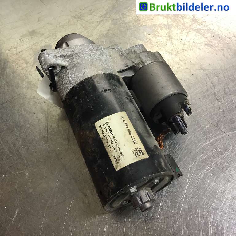 Starter diesel til Mercedes E-Klasse 2013-2016 (Fase 2) (W212) (W212) (MERCEDES|A 651 906 28 00|0 001 139 065|)