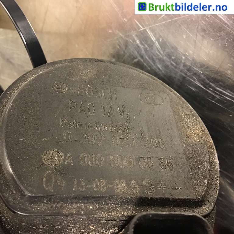 Sirkulasjonspumpe til Mercedes E-Klasse 2013-2016 (Fase 2) (W212) (W212) (MERCEDES|A 000 500 06 86|0 392 023 206|)