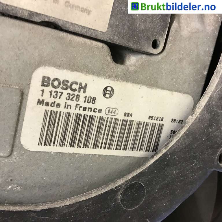 Kjølevifte til Mercedes B-Klasse 2005-2008 (Fase 1) (W245) (W245) (MERCEDES|A 169 500 05 93|1 137 328 108|)