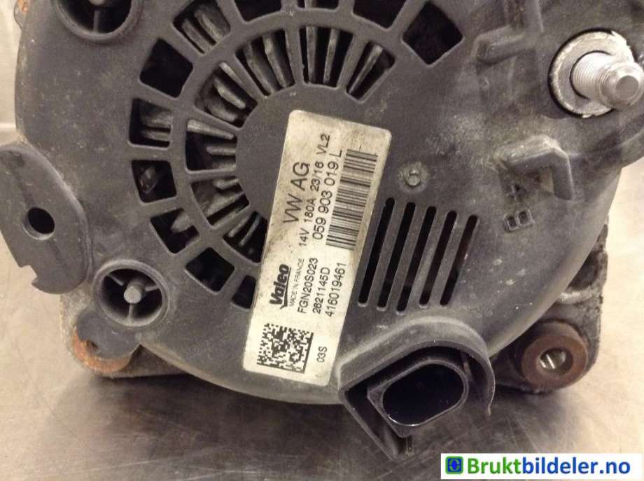 Dynamo til Porsche Macan 2014-->> (95B) (95B) (PORSCHE|059 903 019 L|2621145D|FGN20S023)