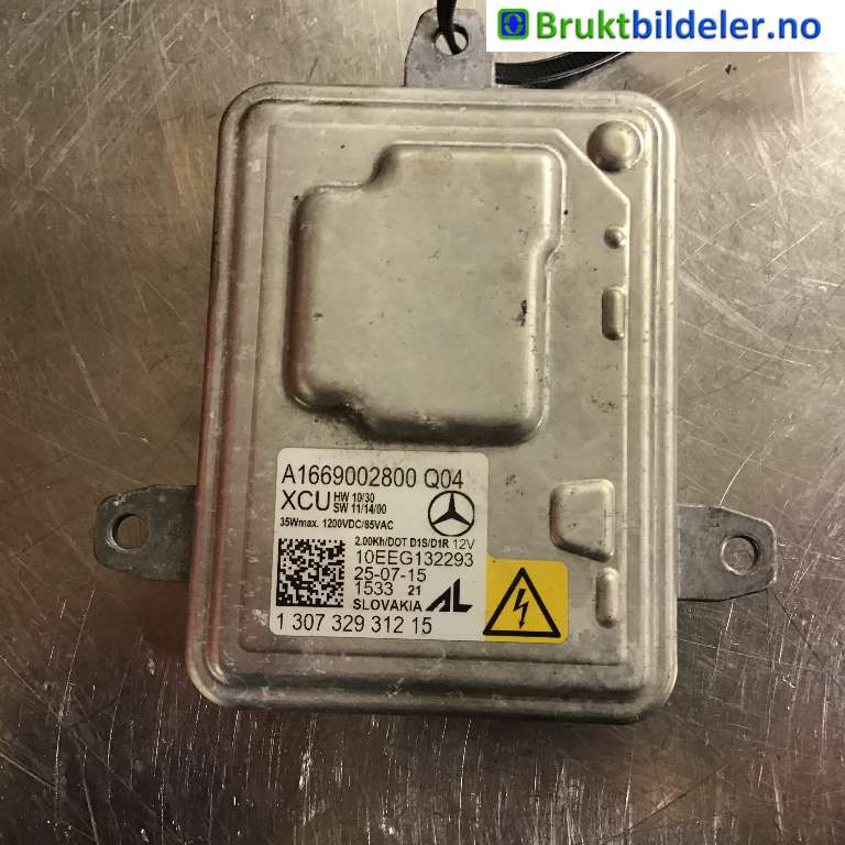 Styreenhet xenon/ballast til Mercedes B-Klasse 2011-2018 (W246) (W246) (MERCEDES|A 166 900 28 00|1 307 329 312 15|)