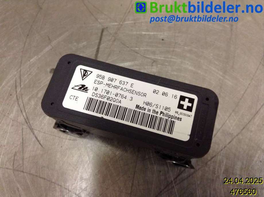 Sensor diverse til Porsche Macan 2014-->> (95B) (95B) (PORSCHE|95B 907 637 E|10.1701-0764.3|)