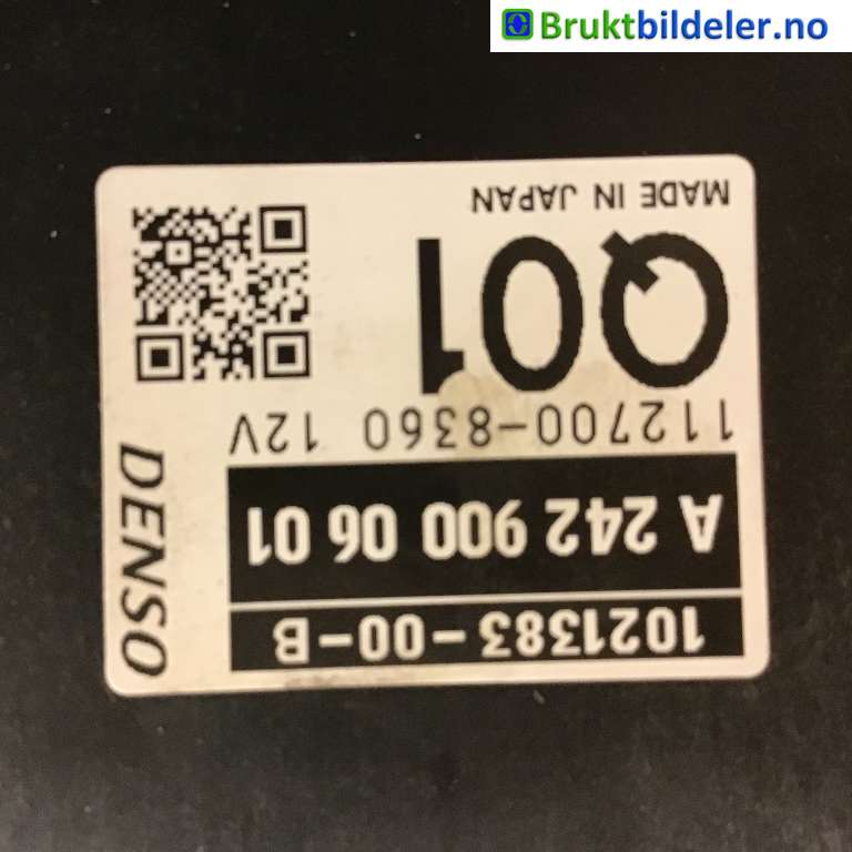 Styreenhet elektrisk parkbrems (EPB - Electric Parking Brake) til Mercedes B-Klasse 2011-2018 (W246) (W246) (MERCEDES|A 242 900 06 01|112700-8360|1021383-00-B)
