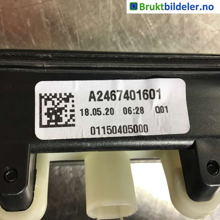 Bakluke/bakdør håndtak til Mercedes B-Klasse 2011-2018 (W246) (W246) (MERCEDES|A 246 740 16 01|01150405000|)