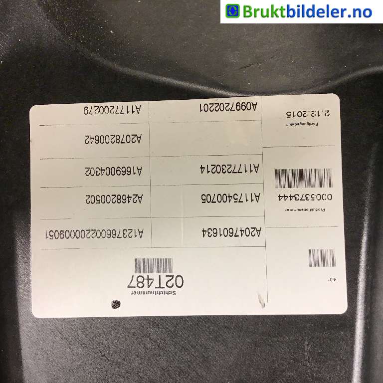 Ruteheis til Mercedes CLA 2013-2019 (C117) (C117) (MERCEDES|A 117 720 02 79|)