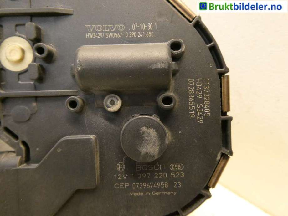 Viskermotor frontrute til Volvo V50 2007-2012 (Fase 2)  (VOLVO|31218473|1 397 220 523|)