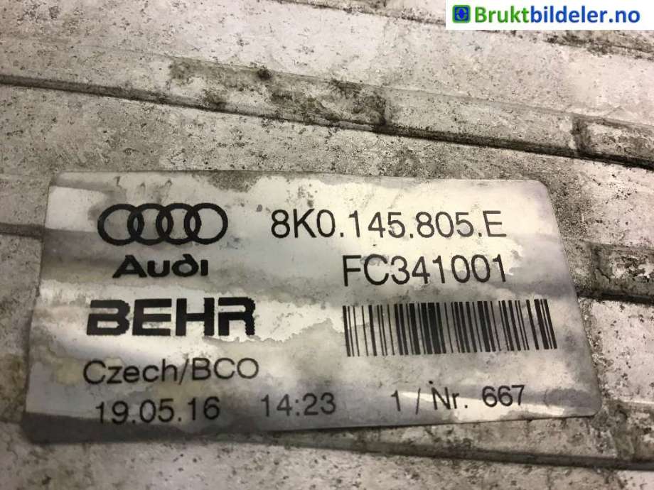 Intercooler til Porsche Macan, 2014-->> (95B) (95B) (PORSCHE|8K0 145 805 E)