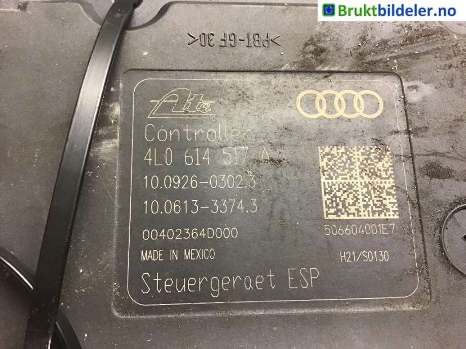 ABS sentral til Audi Q7, 2006-2010 (Type I, Fase 1) (AUDI|4M0 614 517 N)