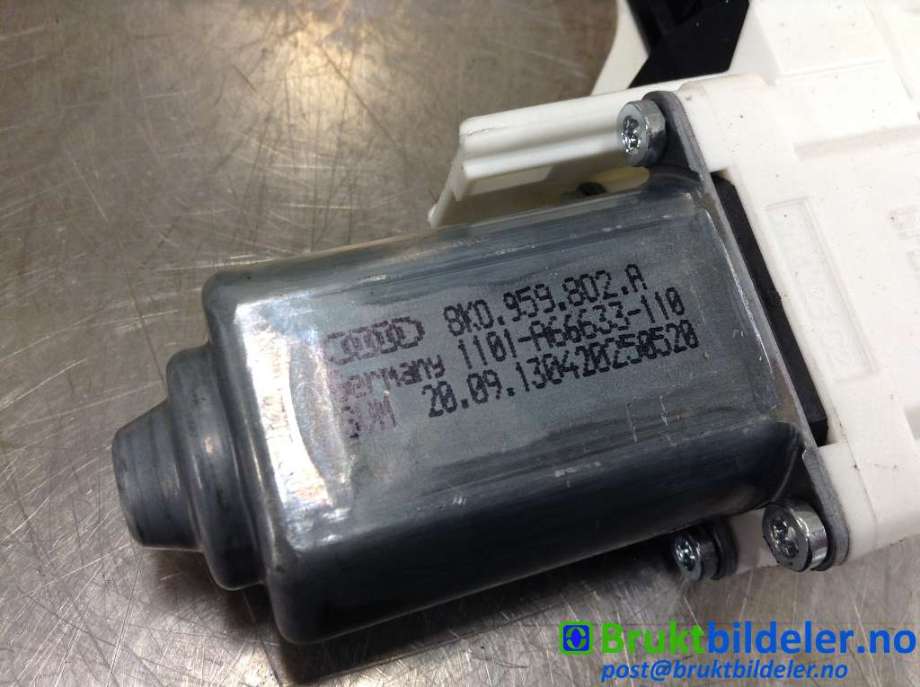 Ruteheis venstre bak til Audi A5 2007-2016 (Type I)  (AUDI|8K0 959 802 A|1101-A66633-110|)