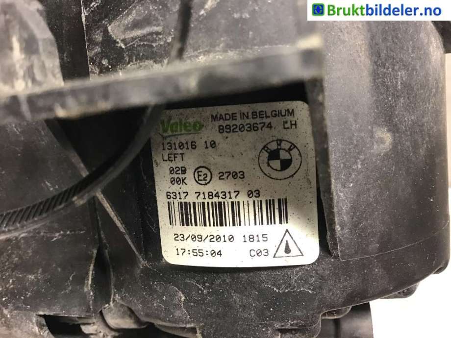 Tåkelykt venstre foran til BMW X5 2007-2013 (E70) (E70) (BMW||89203674)