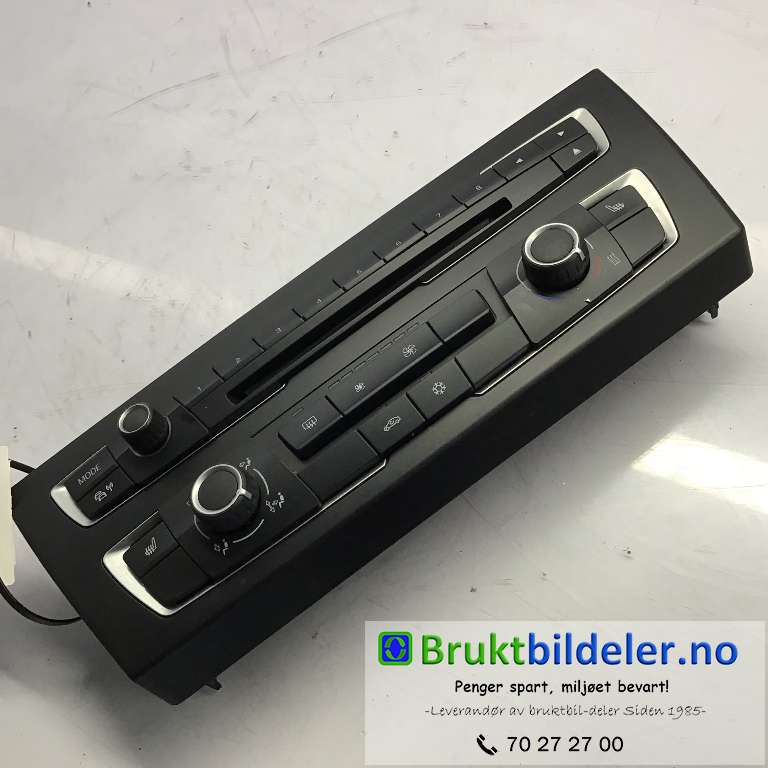 Varmeapparat betjening til BMW 1-Serie, 2011-2015 (Fase 1) (F20/F21) (F20/F21) (BMW|64 11 9 207 197-02)