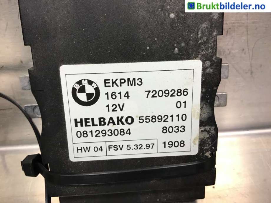 Styreenhet drivstoffpumpe til BMW X5 2007-2013 (E70) (E70) (BMW|16 14 7 209 286|)