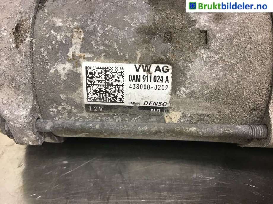 Starter til Škoda Yeti, 2014-2017 (Fase 2)  (SKODA|0AM 911 024 A)