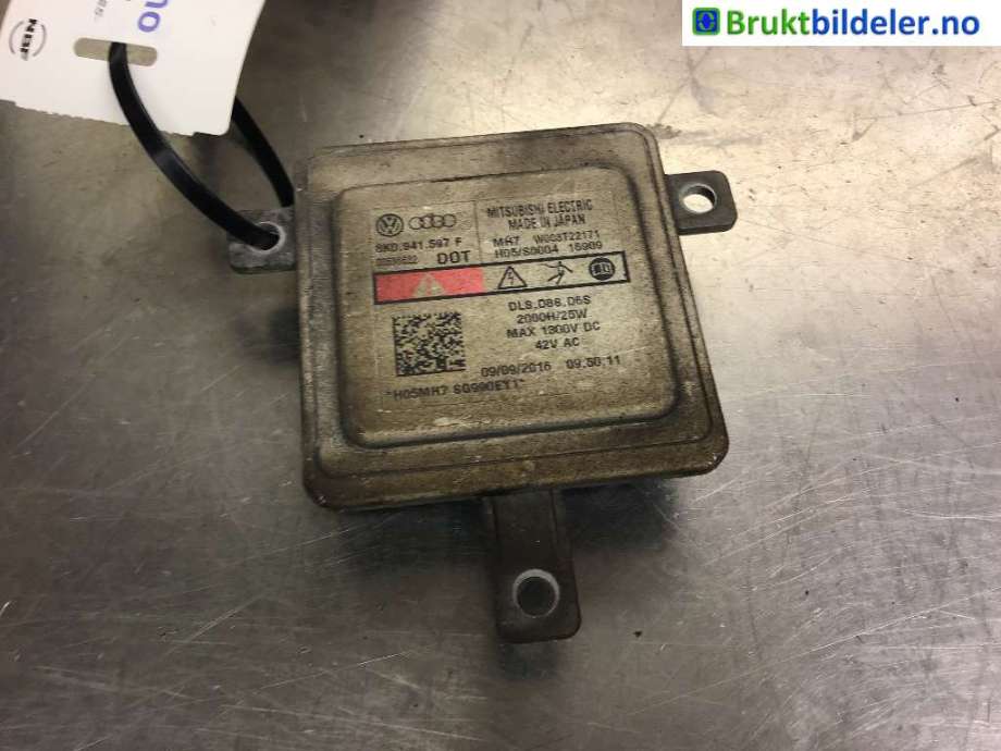 Styreenhet xenon/ballast til VW Caddy, 2015-2020 (Type III, Fase 3)  (VOLKSWAGEN|8K0 941 597 F)