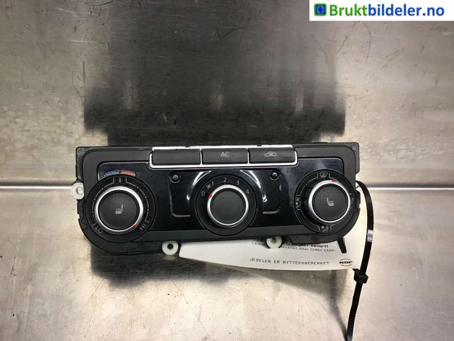 Varmeapparat betjening til VW Caddy 2010-2015 (Type III, Fase 2) (VOLKSWAGEN|7N0 907 426 G|)