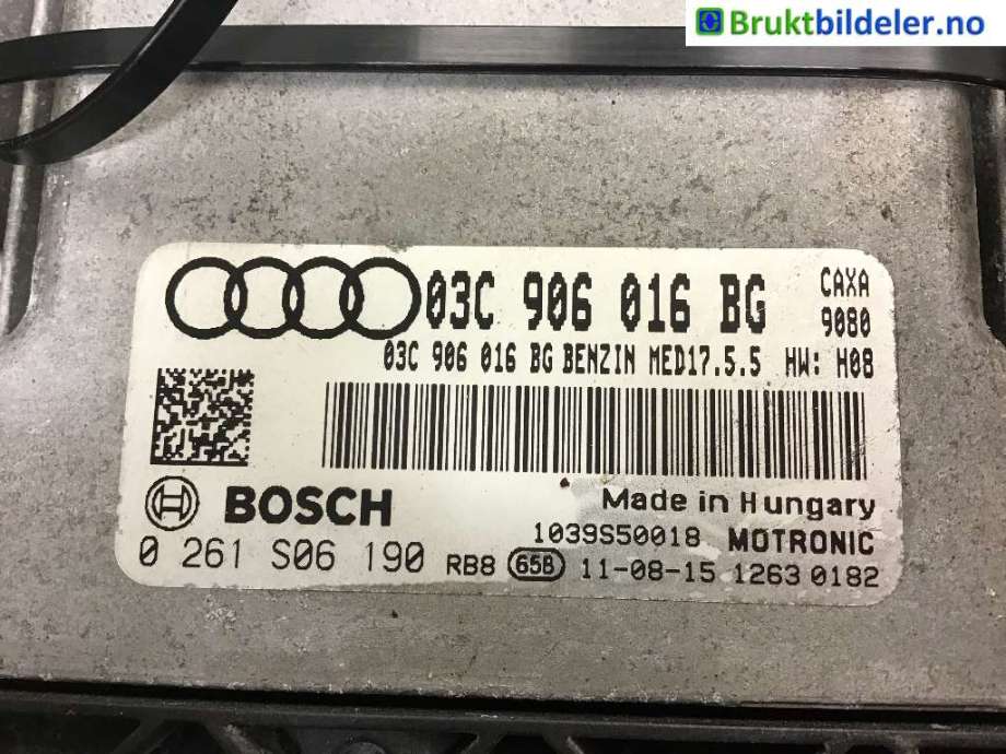 Styreenhet motor til Audi A1, 2010-2014 (Type I, Fase 1)  (AUDI|03C 906 016 BG)