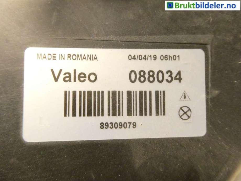 Frontlykt venstre halogen til Peugeot 307 2001-2004 (Fase 1)