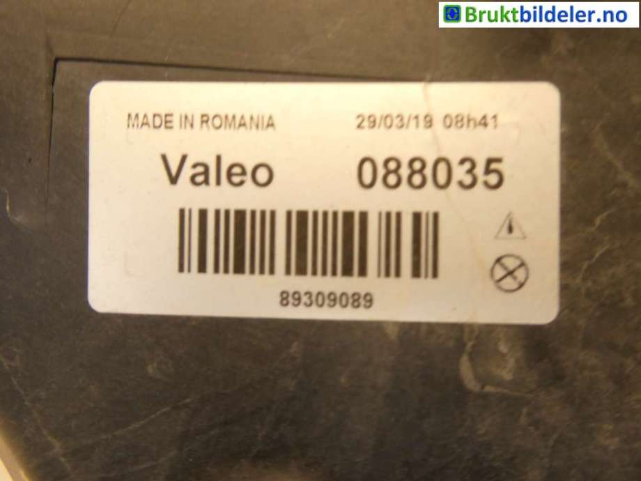 Frontlykt høyre halogen til Peugeot 307 2001-2004 (Fase 1)  