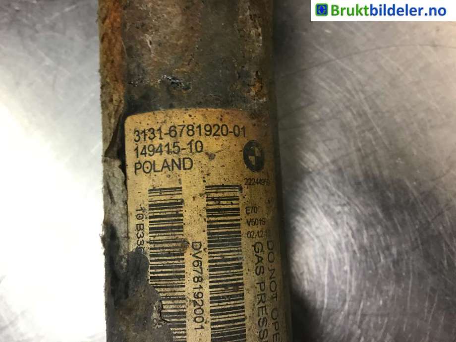 Fjærbein høyre foran til BMW X5 2007-2013 (E70) (E70) (BMW|31 31 6 781 920-01|)