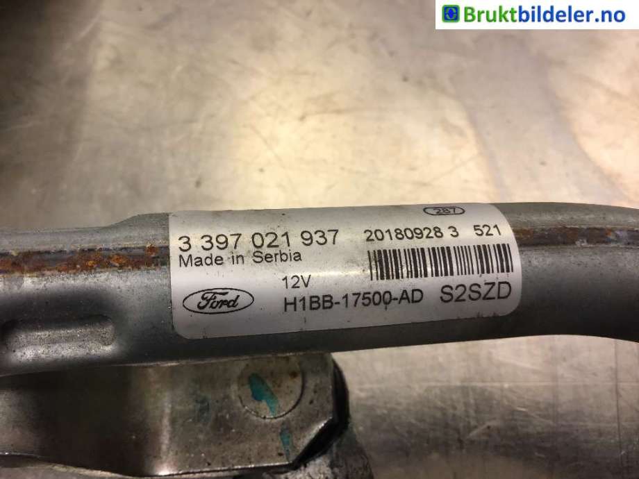 Viskeroverføring til Ford Fiesta 2017-->> (Type VII)  (FORD|H1BB-17500-AD|3 397 021 937|)