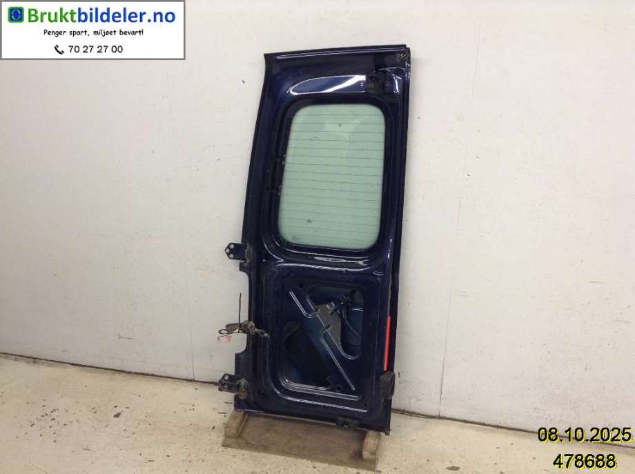 Dør høyre bak varebil til VW Caddy 2010-2015 (Type III, Fase 2)  (VOLKSWAGEN|2K0 827 092 G|)
