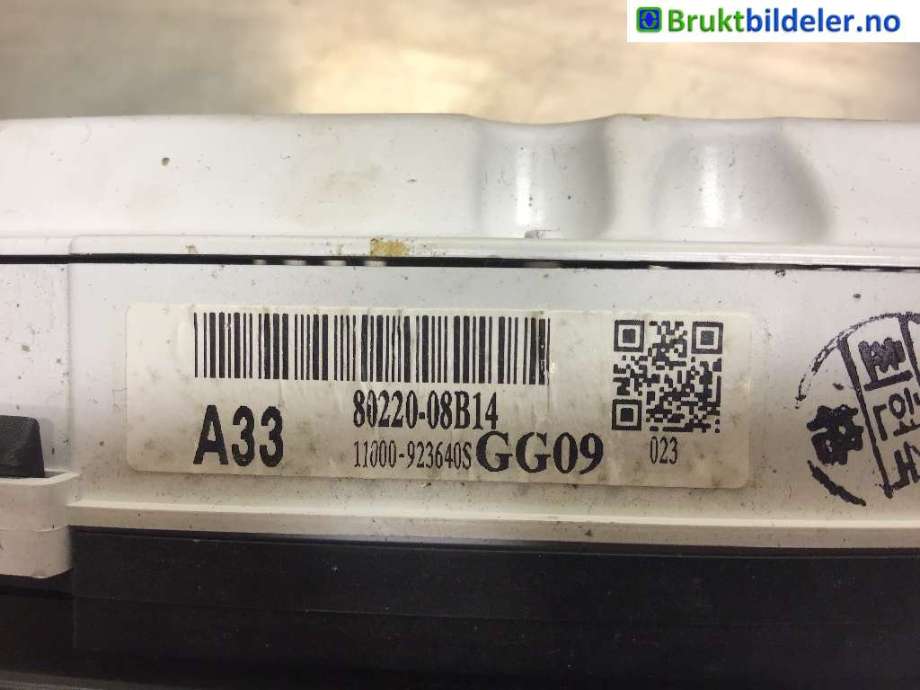 Instrumentpanel til SsangYong Rexton, 2007-2013 (Y250) (Y250) (SSANGYONG|80220-08B14)