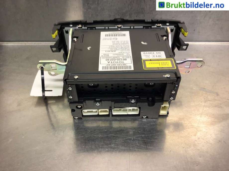 Bilstereo til Toyota Auris 2010-2012 (Type I, Fase 2)  (TOYOTA|86120-02F40|)